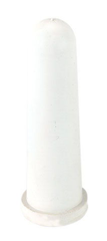 Соска для телят белая для ведер-поилок с крестообразным отверстием, 100мм