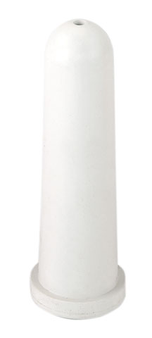 Соска для телят белая для кормовых автоматов, с круглым отверстием, 100мм